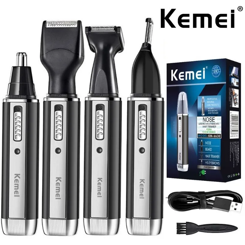 Men Grooming Hygiene - KM-6630 Kemei Trimmer for Men Electric