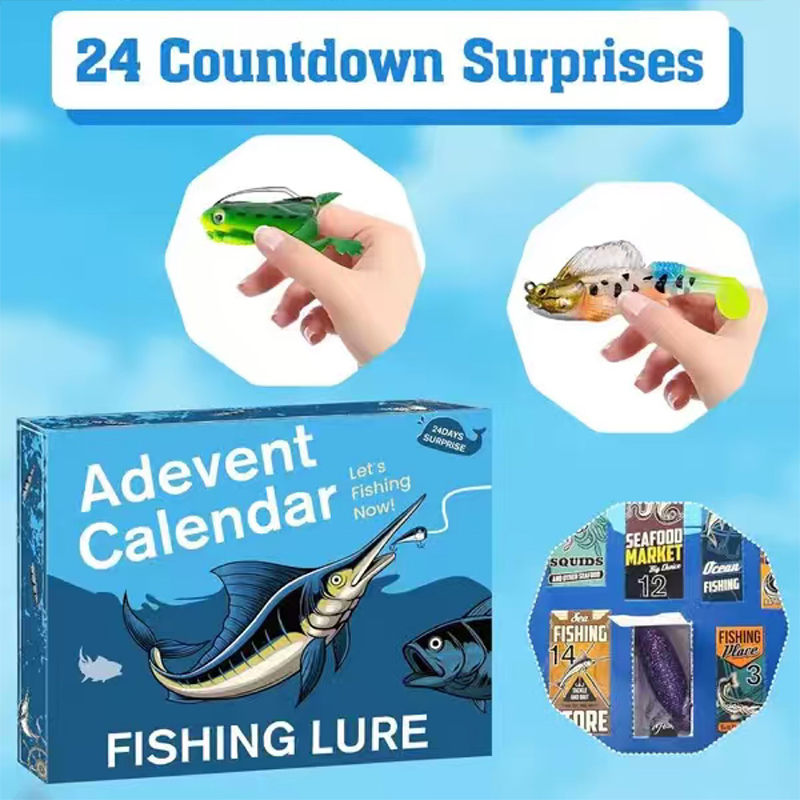 Mens Grooming Advent Calendar - Fishing Lure Advent Calendar 2025 Advent