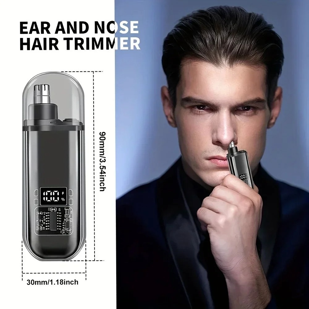 Men'S Grooming Nose And Ear - Electric Nose Ear Hair Trimmer Mini