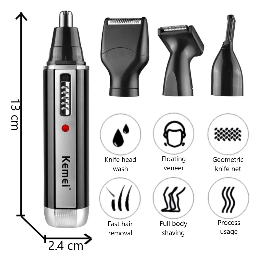 KM-6630 Kemei Trimmer for Men  - Men Grooming Hygiene review and price