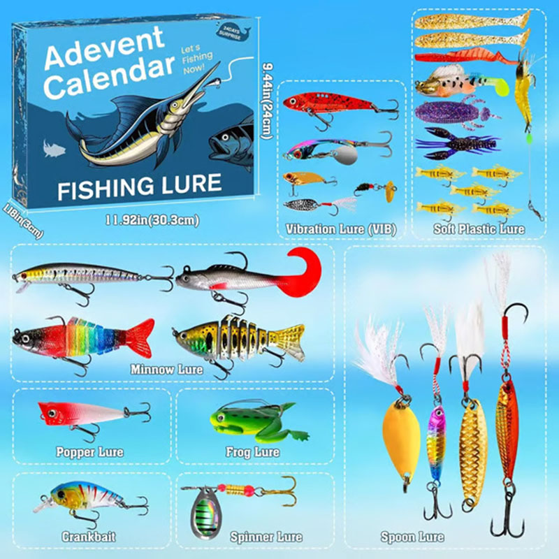 Fishing Lure Advent Calendar 2 - Mens Grooming Advent Calendar review and price