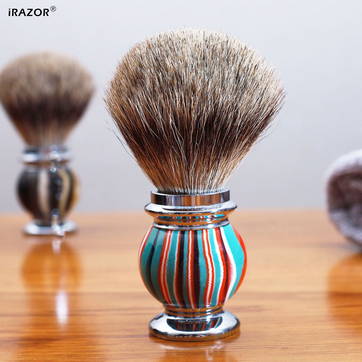 iRAZOR Silvertip Shaving Brush - Men Grooming Hygiene review and price