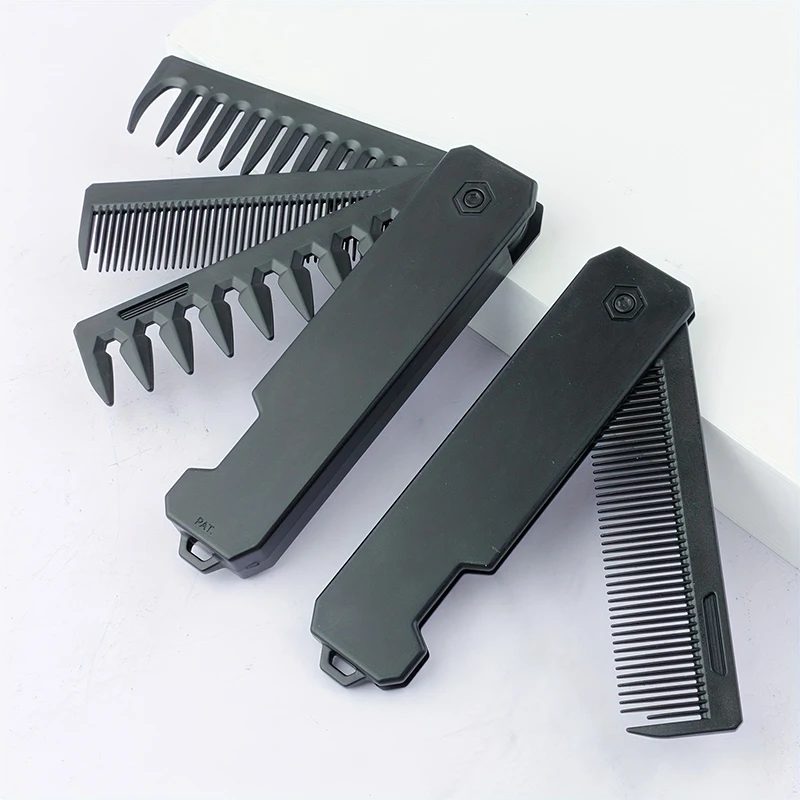 3-in-1 Folding Beard Comb for  - Men Grooming Hygiene review and price