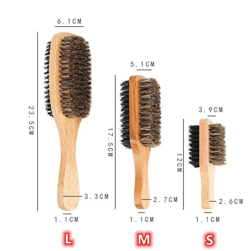 Beard Brush with Natural Woode - Men Grooming Hygiene review and price