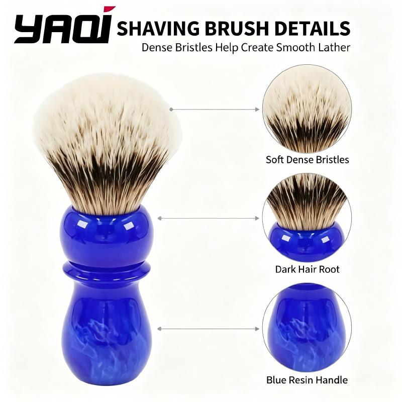 YAQI Premium Shaving Brush Blu - Men Grooming Hygiene review and price