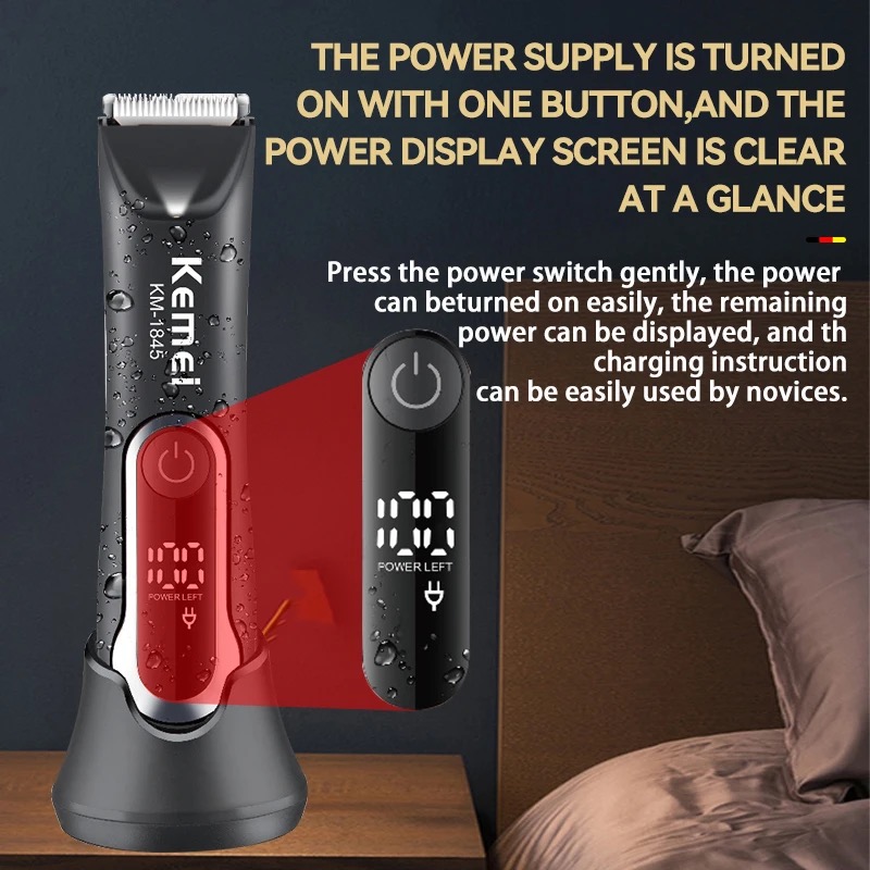 Kemei Groin Hair Trimmer Men E - Men Grooming Hygiene review and price